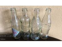 Set of 4 collectible Coca Cola bottles - Reduced price