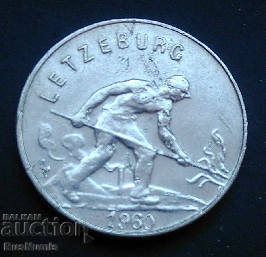 Luxemburg. 1 franc 1960