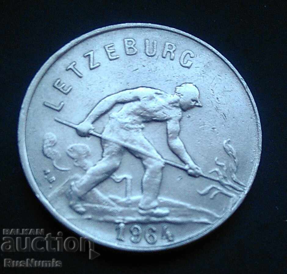Люксембург. 1 франк 1964 г.