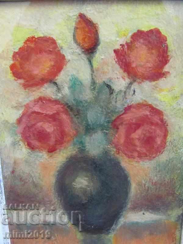 Small Painting Nikolay Iliev Oil, Cardboard with price 19.00 BGN | € 9.71 Small Painting Nikolay Iliev Oil, Cardboard with price 19.00 BGN | € 9.71