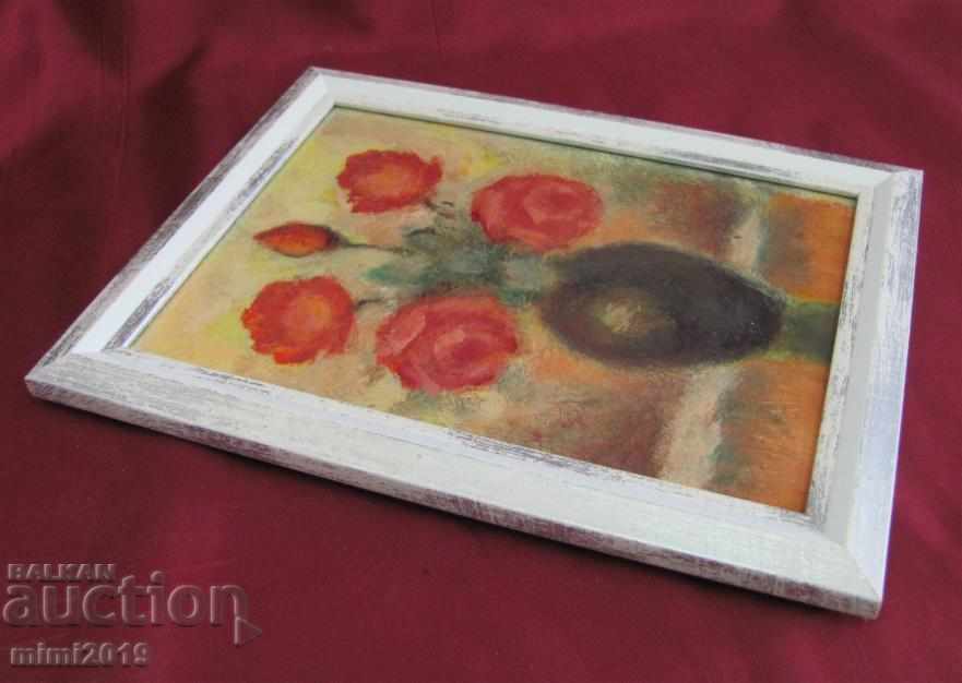 Delivery of Small Painting Nikolay Iliev Oil, Cardboard Delivery of Small Painting Nikolay Iliev Oil, Cardboard