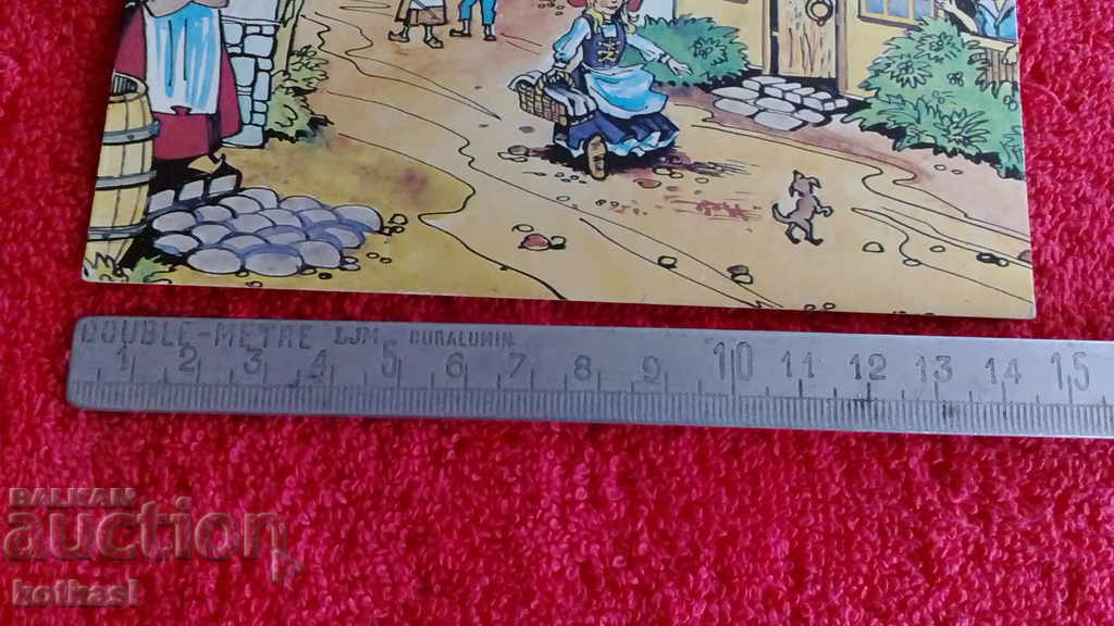 Old postcard Red Riding Hood and the Wolf with price 3.50 BGN | € 1.79 Old postcard Red Riding Hood and the Wolf with price 3.50 BGN | € 1.79