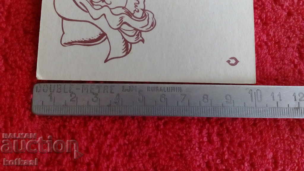 Παλιά καρτ ποστάλ Η Κοκκινοσκουφίτσα και ο Λύκος - 5 Παλιά καρτ ποστάλ Η Κοκκινοσκουφίτσα και ο Λύκος - 5