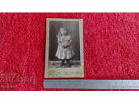 Old photo cardboard Child Silistra