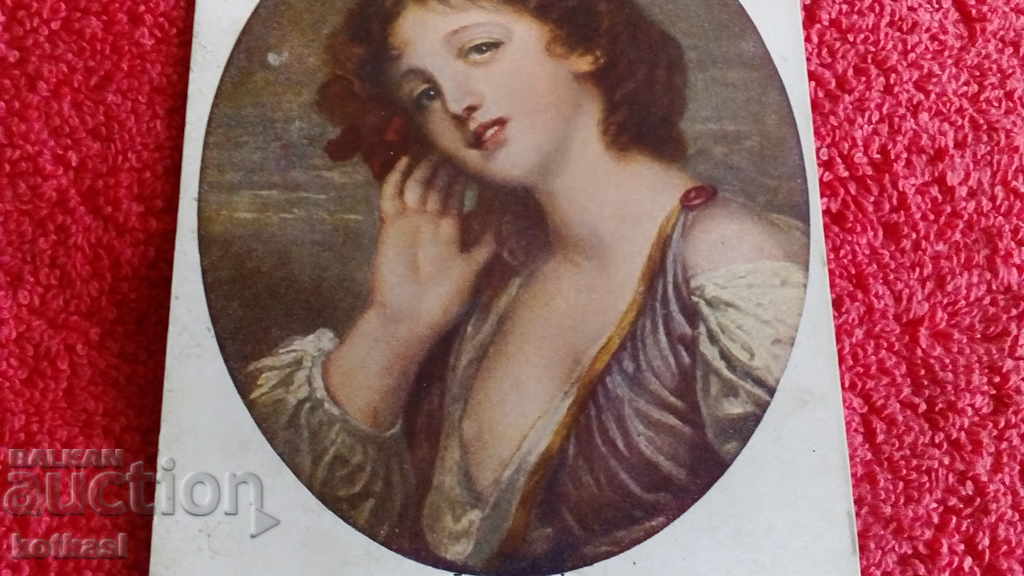 Auction Old card girl Varna 1923 Auction Old card girl Varna 1923