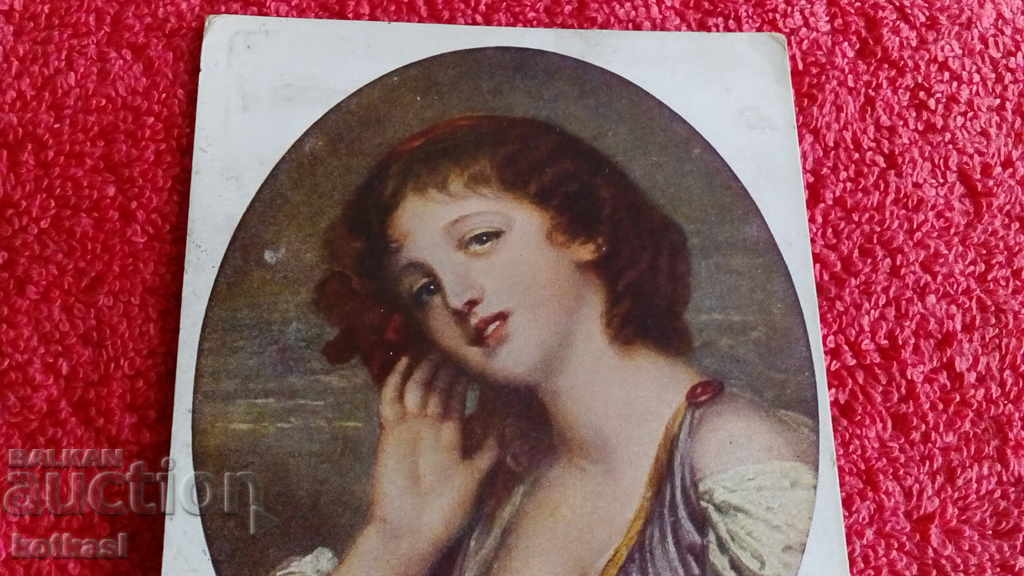 Delivery of Old card girl Varna 1923 Delivery of Old card girl Varna 1923