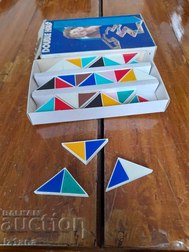 Delivery of Old children's game, domino Double Half Delivery of Old children's game, domino Double Half