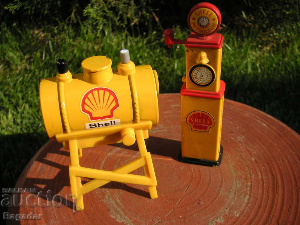 Gas station shell metal toy toys
