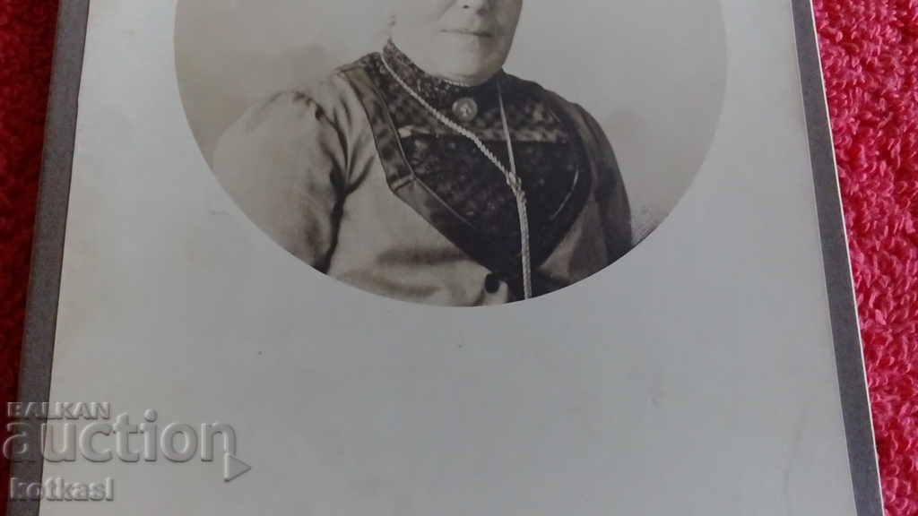 Аукцион Стара царска снимка фотография жена картон аристократка Аукцион Стара царска снимка фотография жена картон аристократка