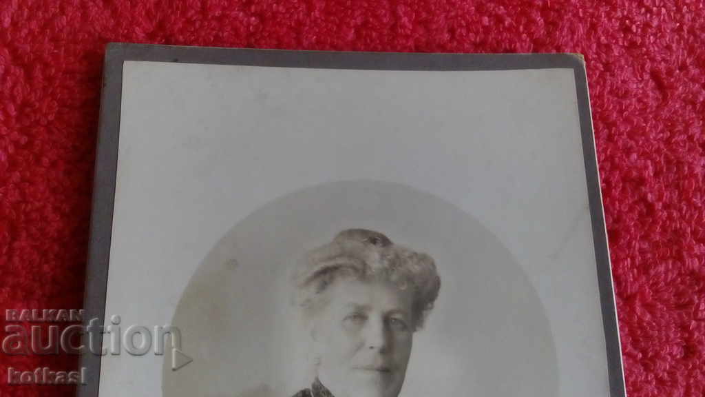 Стара царска снимка фотография жена картон аристократка - 5 Стара царска снимка фотография жена картон аристократка - 5