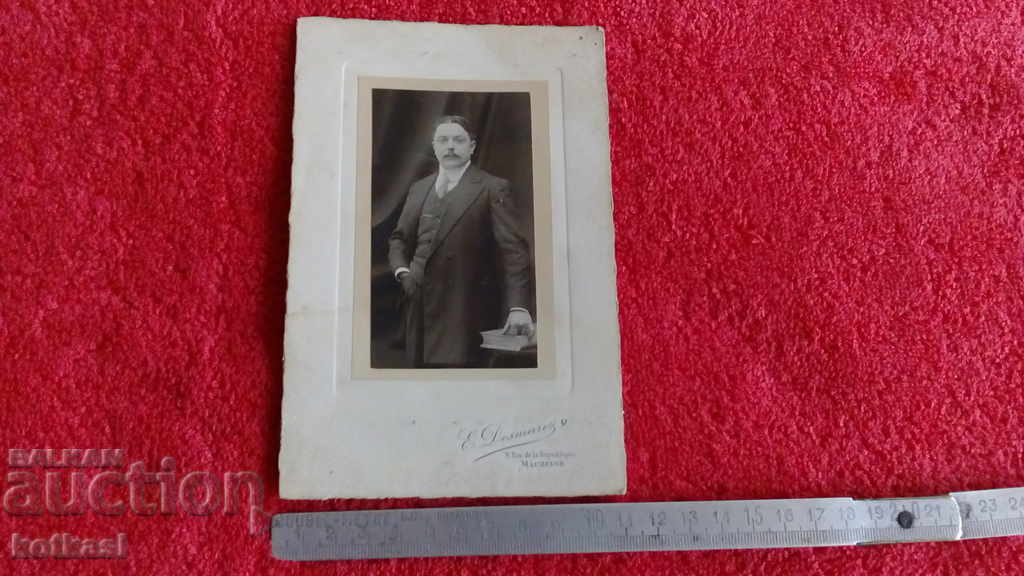 Old royal photo photography cardboard man aristocrat