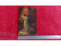 Old postcard man woman erotica musicians