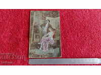 Παλιά βασιλική κάρτα άνδρας γυναίκα ερωτική