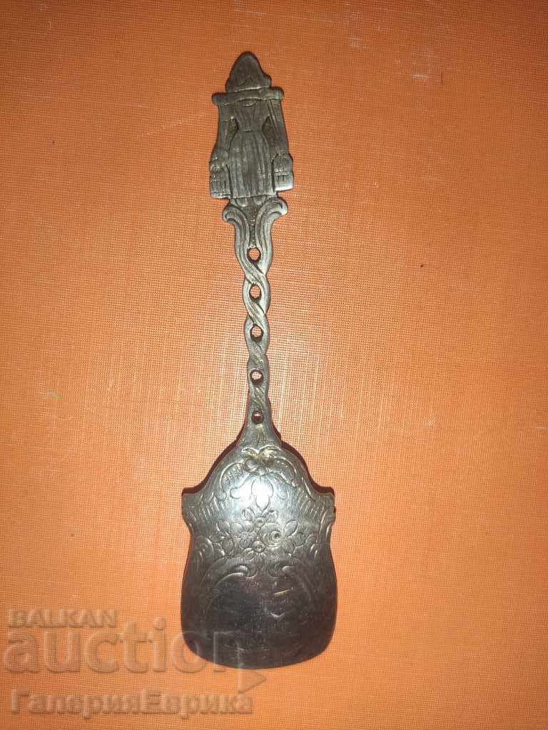 Παλιό ασημένιο κουτάλι/κουταλάκι - 6 Παλιό ασημένιο κουτάλι/κουταλάκι - 6