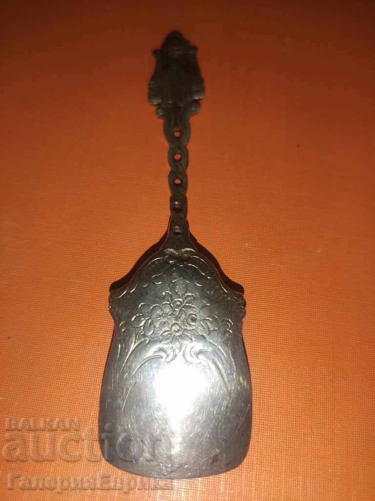 Παλιό ασημένιο κουτάλι/κουταλάκι - 7 Παλιό ασημένιο κουτάλι/κουταλάκι - 7