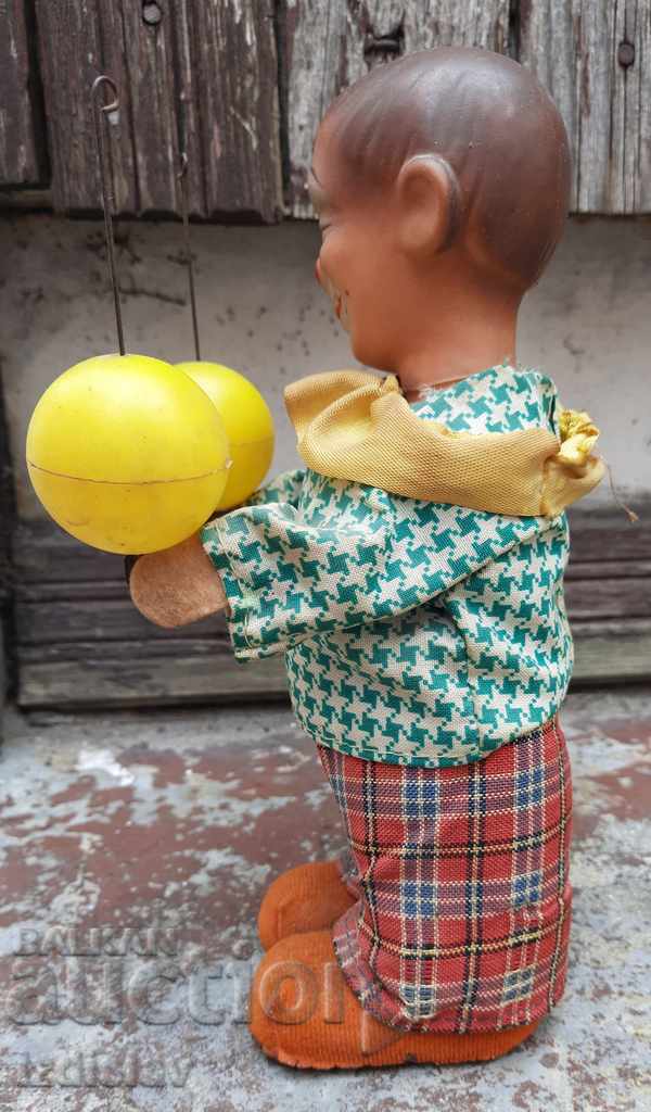 Old mechanical clown toy with price 90.00 BGN | € 46.02 Old mechanical clown toy with price 90.00 BGN | € 46.02