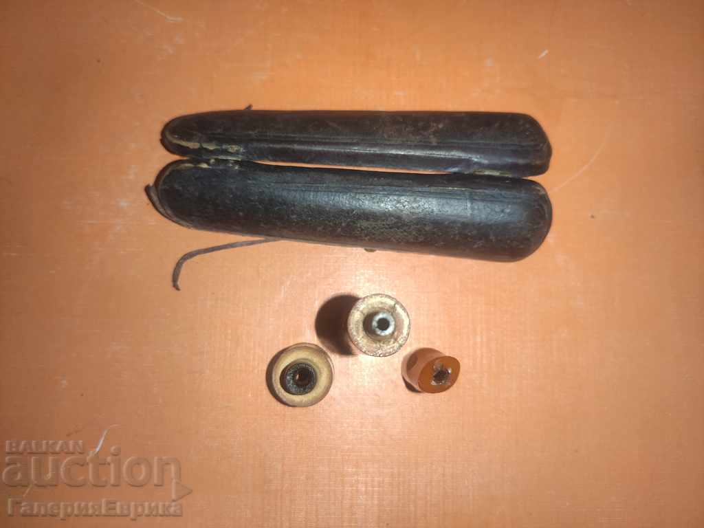 Țigări vechi de chihlimbar / echt wiener meerschaum / - 5