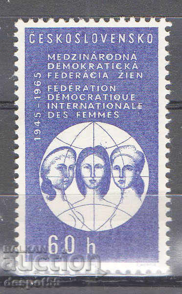 1965. Cehoslovacia. Federația Democrată a Femeilor.