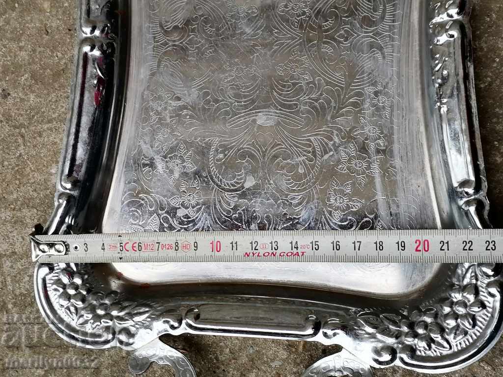 Old social tray with engravings boards, plateau, casserole - 5 Old social tray with engravings boards, plateau, casserole - 5