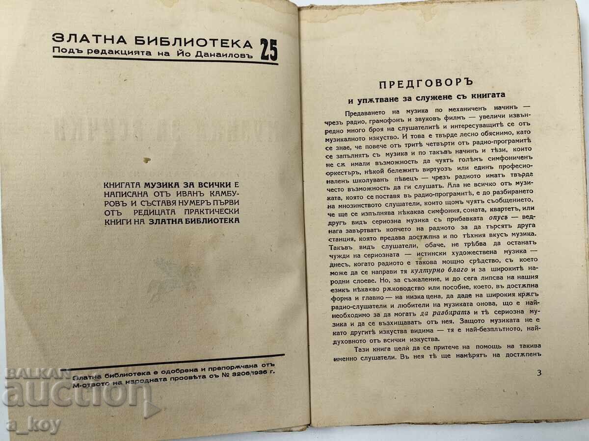 Δημοπρασία ΜΟΥΣΙΚΗ ΓΙΑ ΟΛΟΥΣ ΒΙΒΛΙΟ ΓΙΑ ΑΚΟΥΣΤΙΚΕΣ