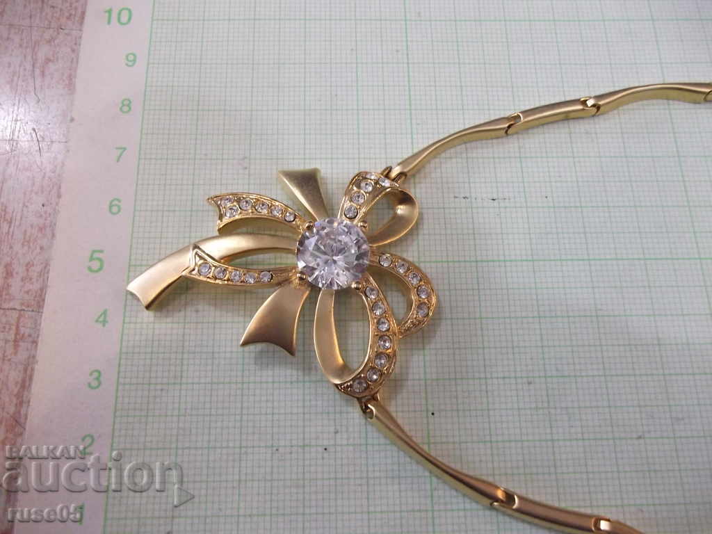 Colier cu pietre imitație de bijuterii - 5