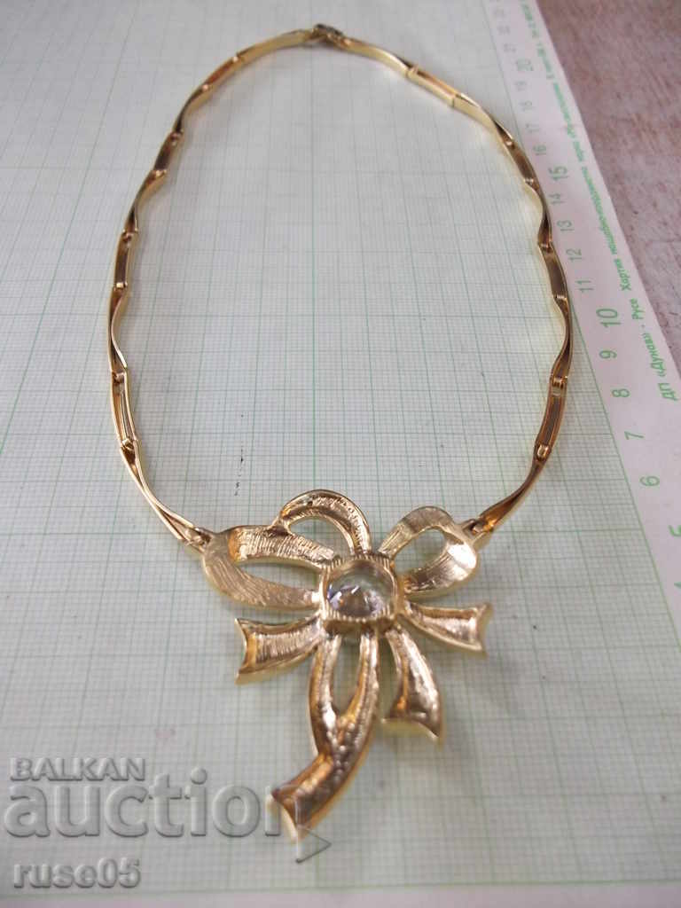 Colier cu pietre imitație de bijuterii - 7