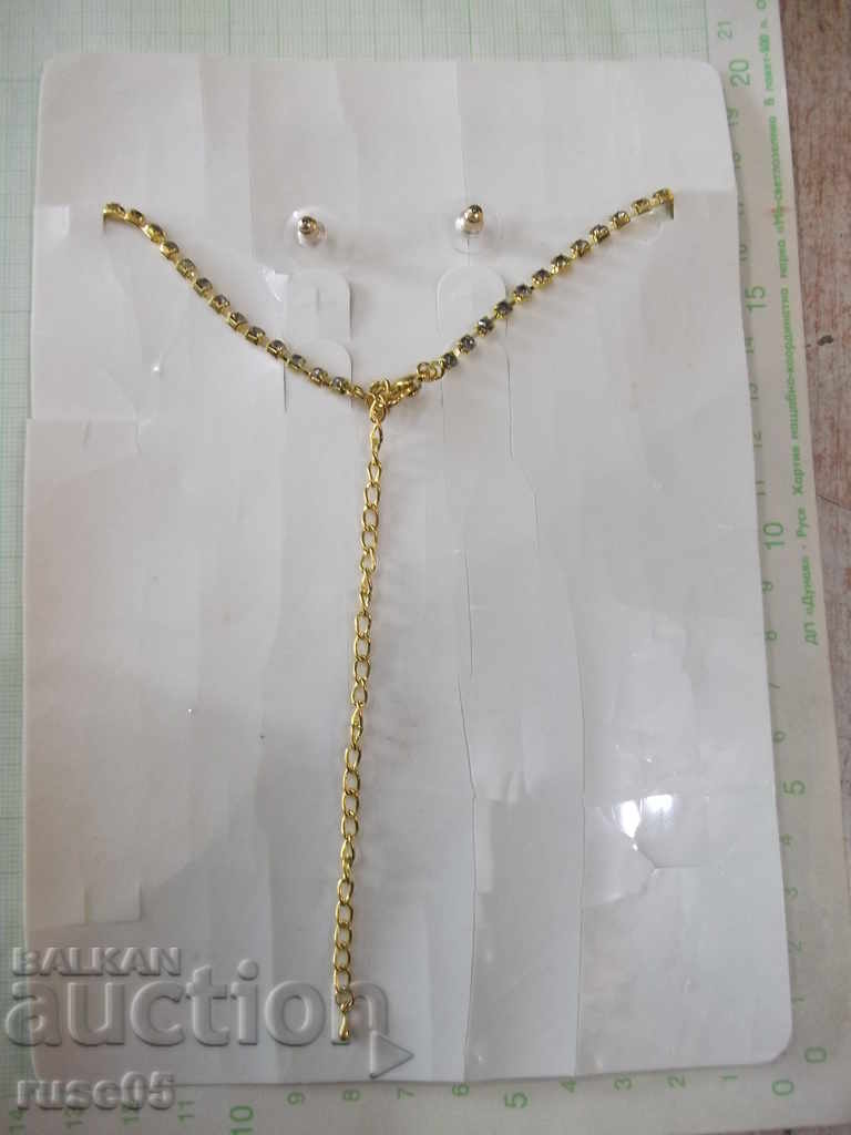 Delivery of Necklace and earrings with stones imitation jewelry Delivery of Necklace and earrings with stones imitation jewelry