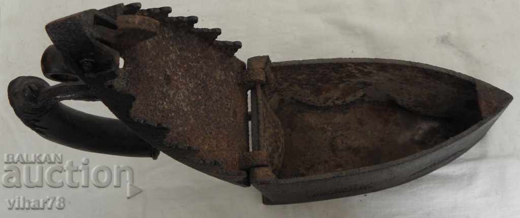 Delivery of old iron on fire Delivery of old iron on fire