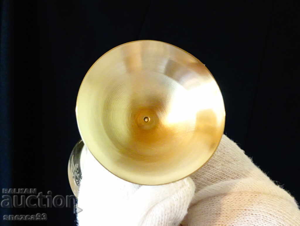 Delivery of Bronze rakia cups, engraved, baroque Delivery of Bronze rakia cups, engraved, baroque