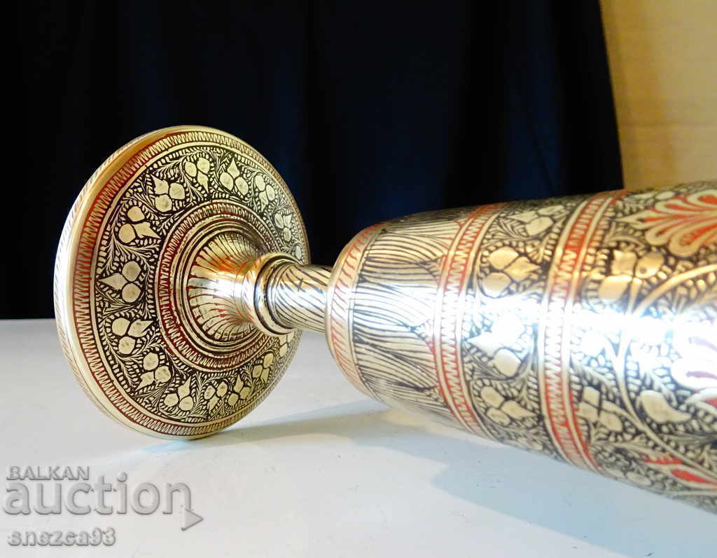 Βασιλικό χάλκινο κανάτι κρασιού, κυψελωτό σμάλτο - 5 Βασιλικό χάλκινο κανάτι κρασιού, κυψελωτό σμάλτο - 5