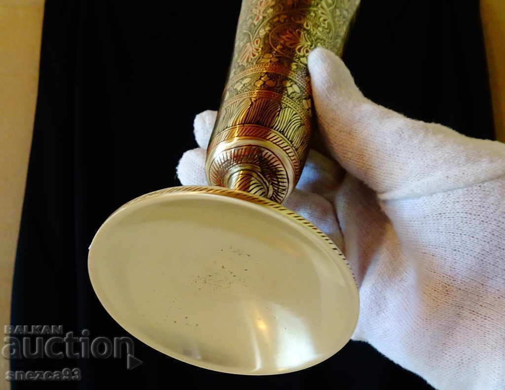 Βασιλικό χάλκινο κανάτι κρασιού, κυψελωτό σμάλτο - 7 Βασιλικό χάλκινο κανάτι κρασιού, κυψελωτό σμάλτο - 7