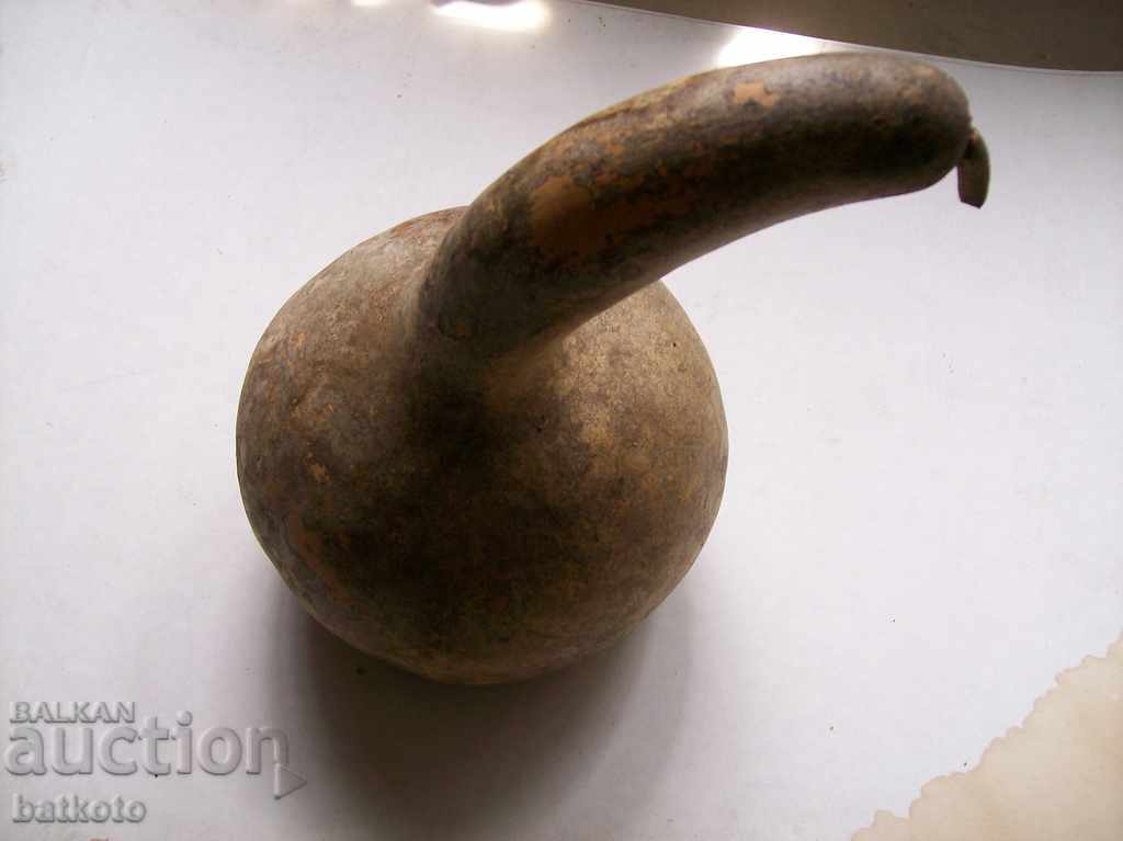 Very old preserved uncut gourd