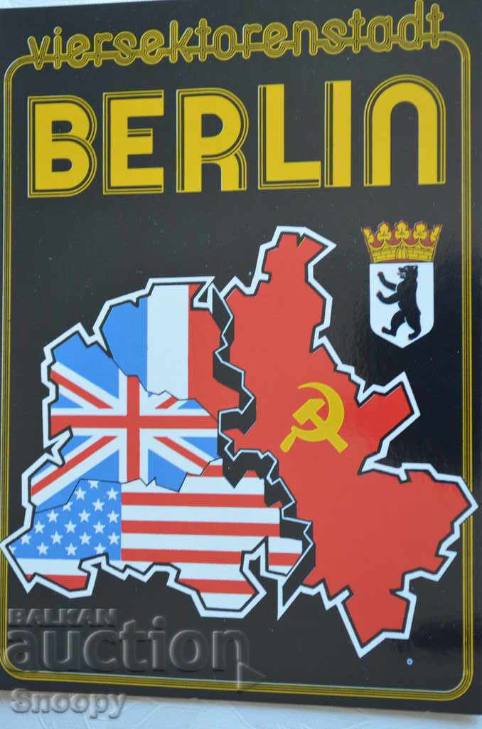 Carte poștală: Viersektorenstadt Berlin