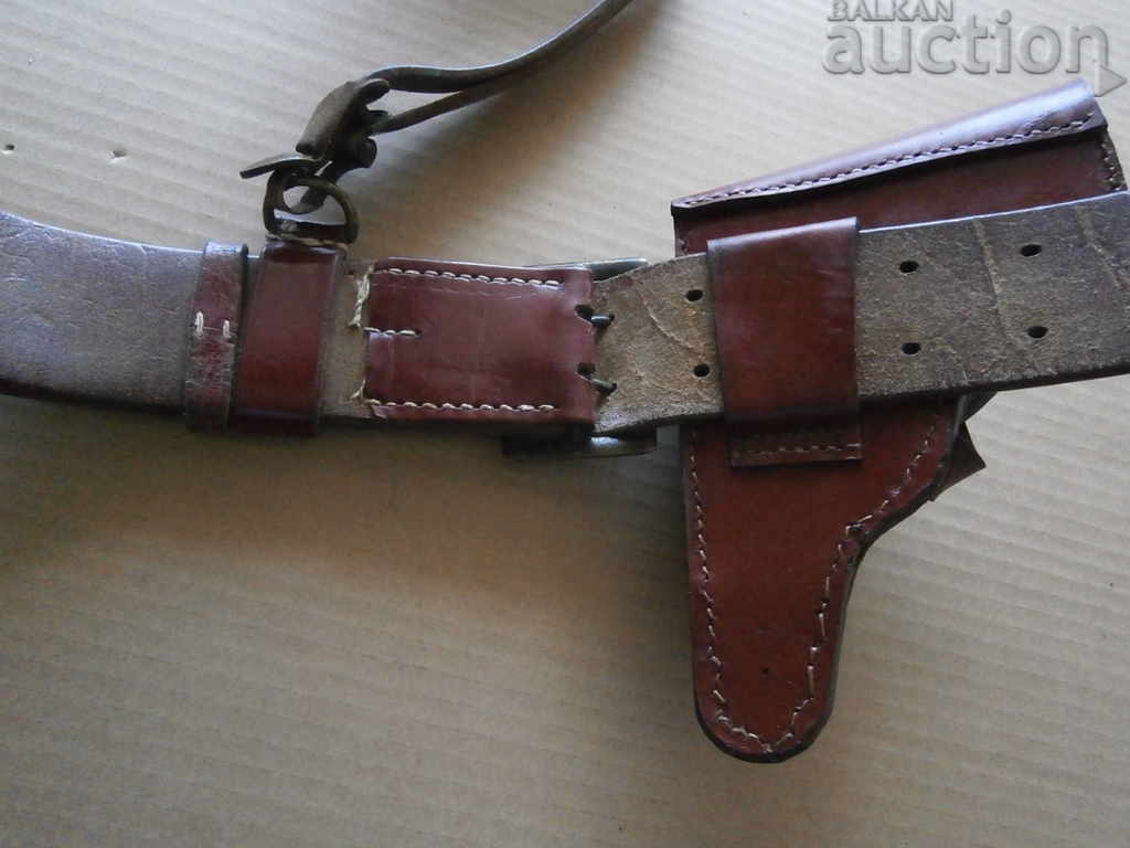 Delivery of red staff officer's belt with protube and holster WALTER PPK Delivery of red staff officer's belt with protube and holster WALTER PPK