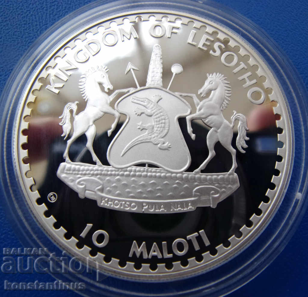 Lesotho 10 Maloti 1982 UNC PROOF Rare