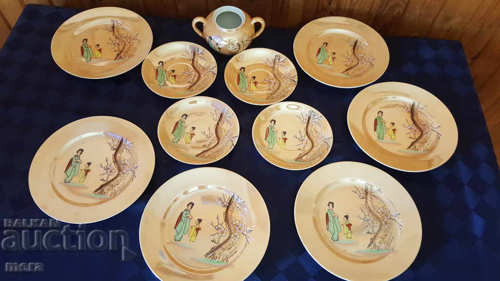 Fine Japanese dessert set - 5