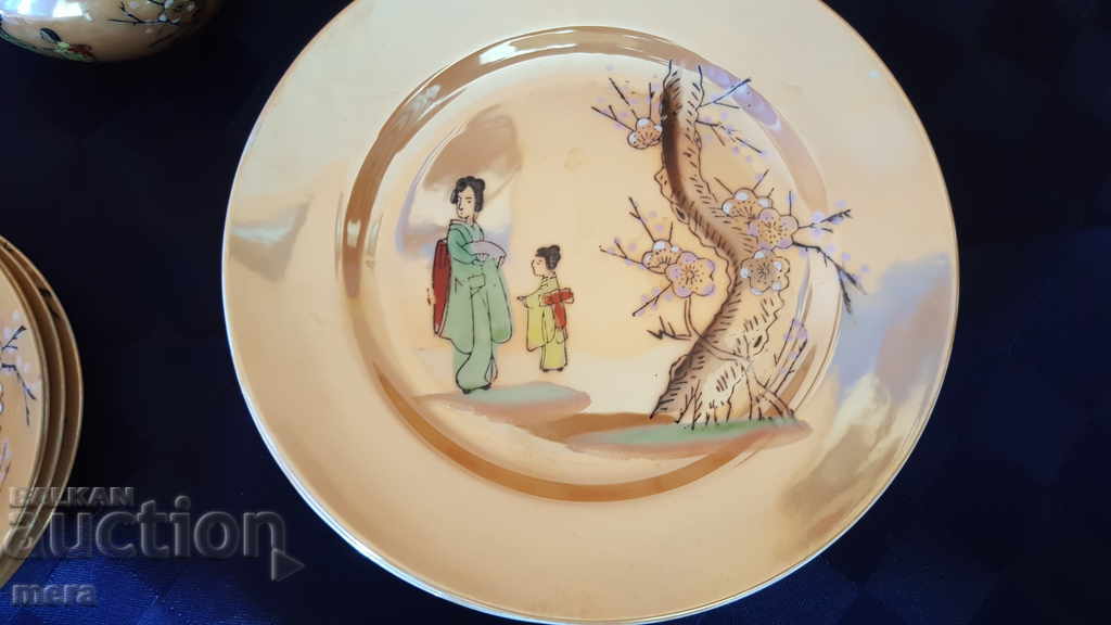 Fine Japanese dessert set - 6