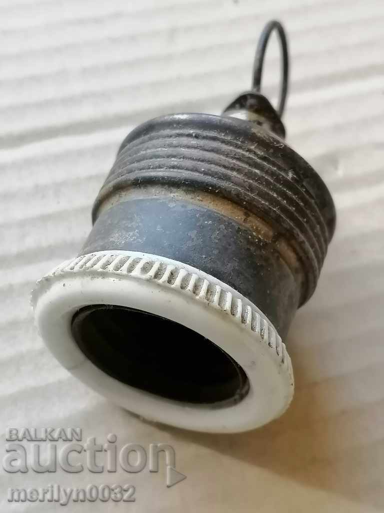 Παλιό πορσελάνινο φωτιστικό φανάρι πολυέλαιος αμπαζούρ 1920 - 7 Παλιό πορσελάνινο φωτιστικό φανάρι πολυέλαιος αμπαζούρ 1920 - 7