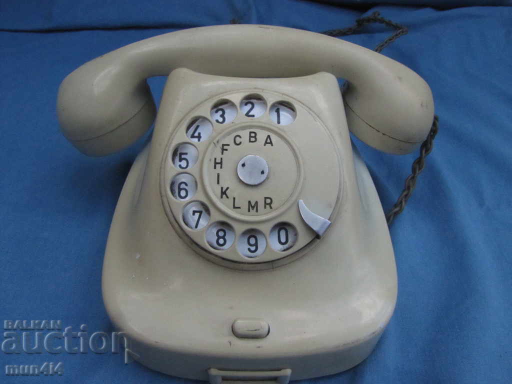 Стар бакелетен бакелитов телефон