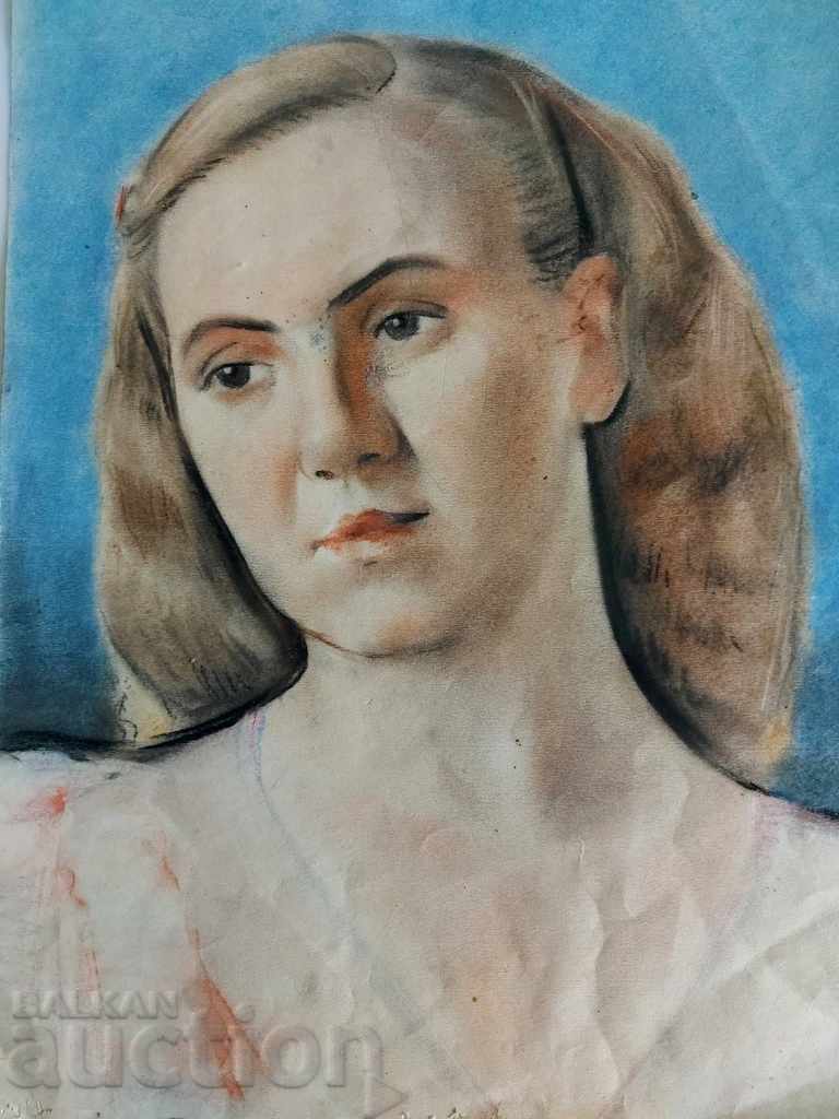 KINGDOM OF BULGARIA OLD PAINTING PORTRAIT WATERCOLOR with price 45.00 BGN | € 23.01 KINGDOM OF BULGARIA OLD PAINTING PORTRAIT WATERCOLOR with price 45.00 BGN | € 23.01