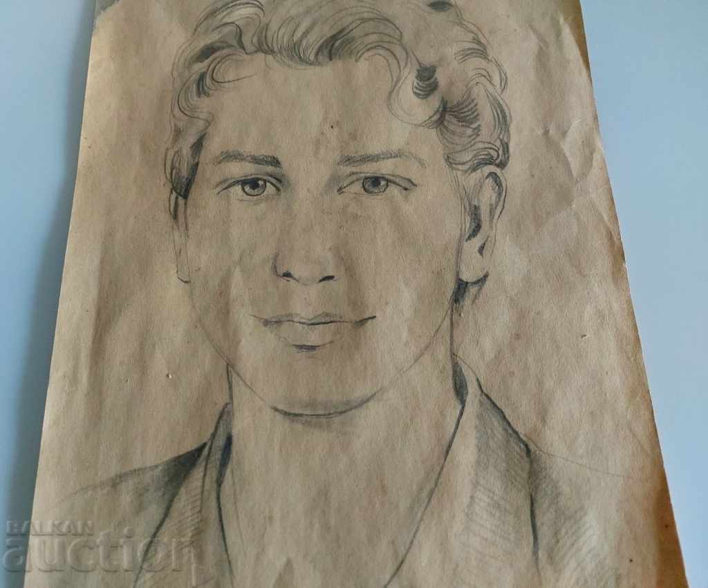 PICTURE PORTRAIT SKETCH GRAPHICS SIGNED - 5