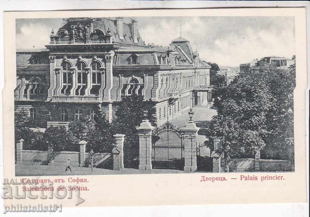 OLD SOFIA circa 1911 CARD SOFIA PALACE 234
