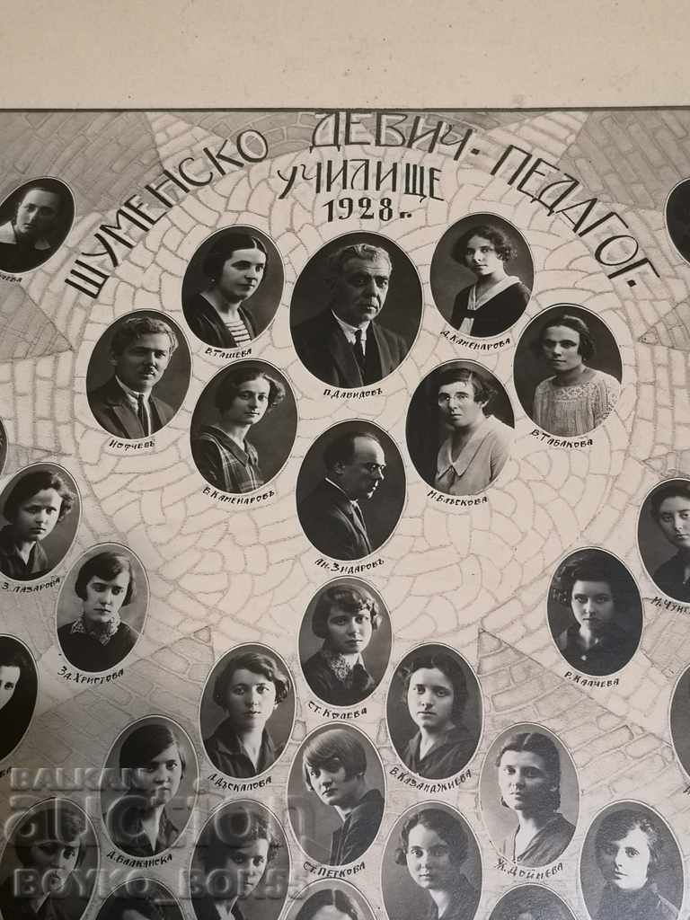 Delivery of Big Old Photo Shumen Maiden. School 1928 Delivery of Big Old Photo Shumen Maiden. School 1928