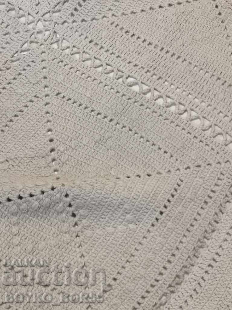 Auction Vintage Hand Knitted Blanket Bedspread Auction Vintage Hand Knitted Blanket Bedspread