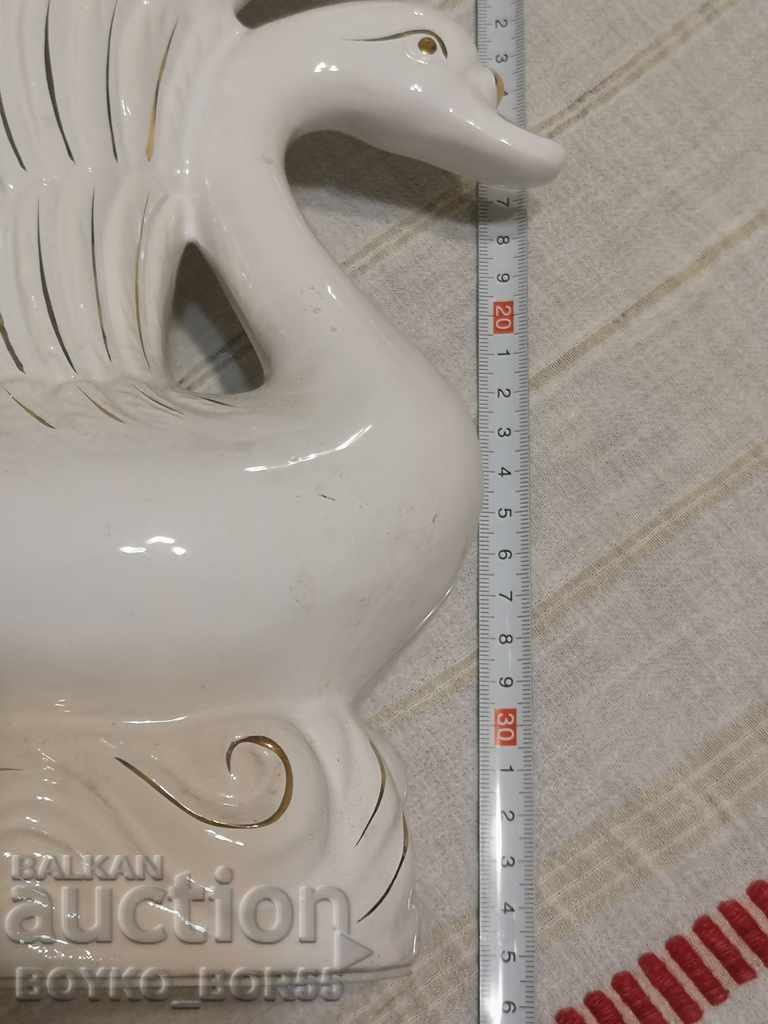 Auction Wonderful Porcelain Night Lamp Swan Auction Wonderful Porcelain Night Lamp Swan