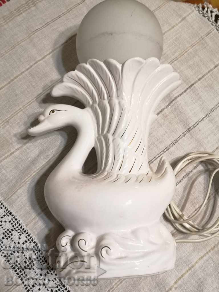 Delivery of Wonderful Porcelain Night Lamp Swan Delivery of Wonderful Porcelain Night Lamp Swan