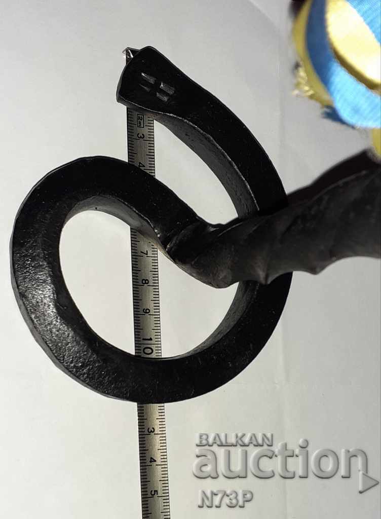 SWEDISH CANDLEHOLDER. WROUGHT IRON. HANDMADE. - 6 SWEDISH CANDLEHOLDER. WROUGHT IRON. HANDMADE. - 6