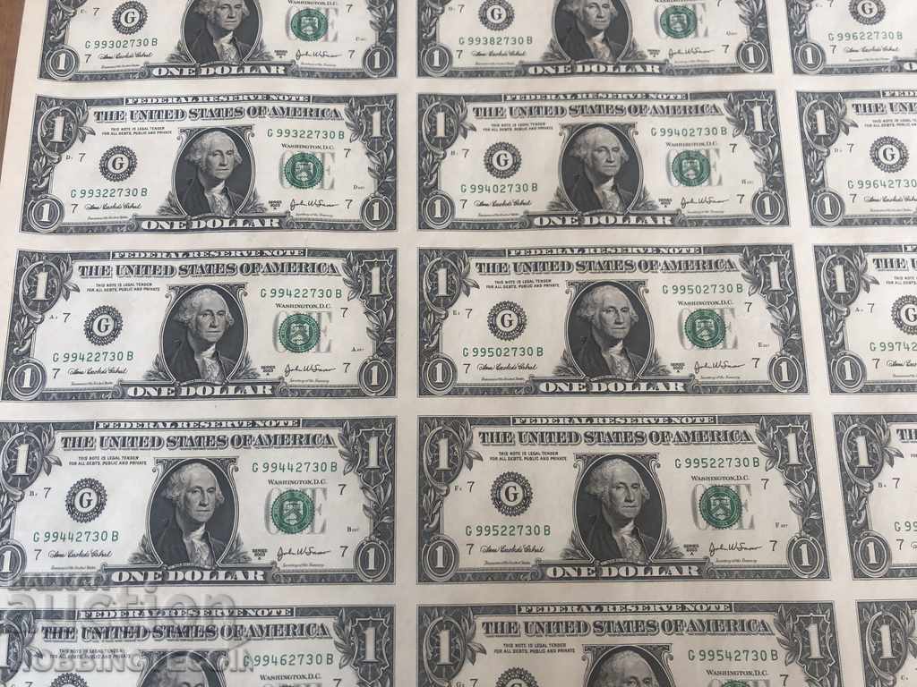 Auction USA 32 x 1$ issue - issue 2003 A - G - NEW UNC UNIQUE Auction USA 32 x 1$ issue - issue 2003 A - G - NEW UNC UNIQUE