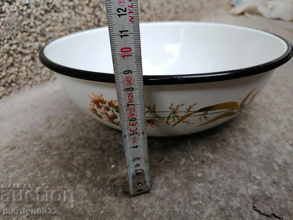 Enameled bowl, enamel bowl, basin, basin - 7 Enameled bowl, enamel bowl, basin, basin - 7