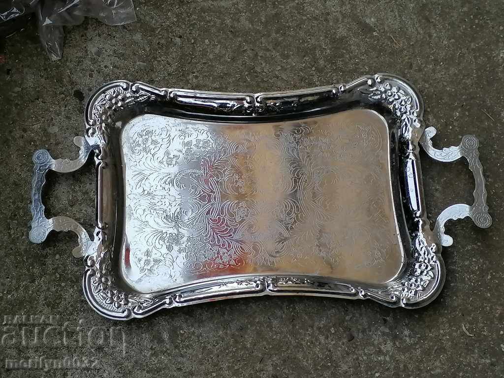 Auction Old social tray with engravings boards, plateau, casserole Auction Old social tray with engravings boards, plateau, casserole